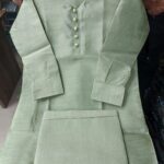 Pista Raw Silk - Kurta Pajama